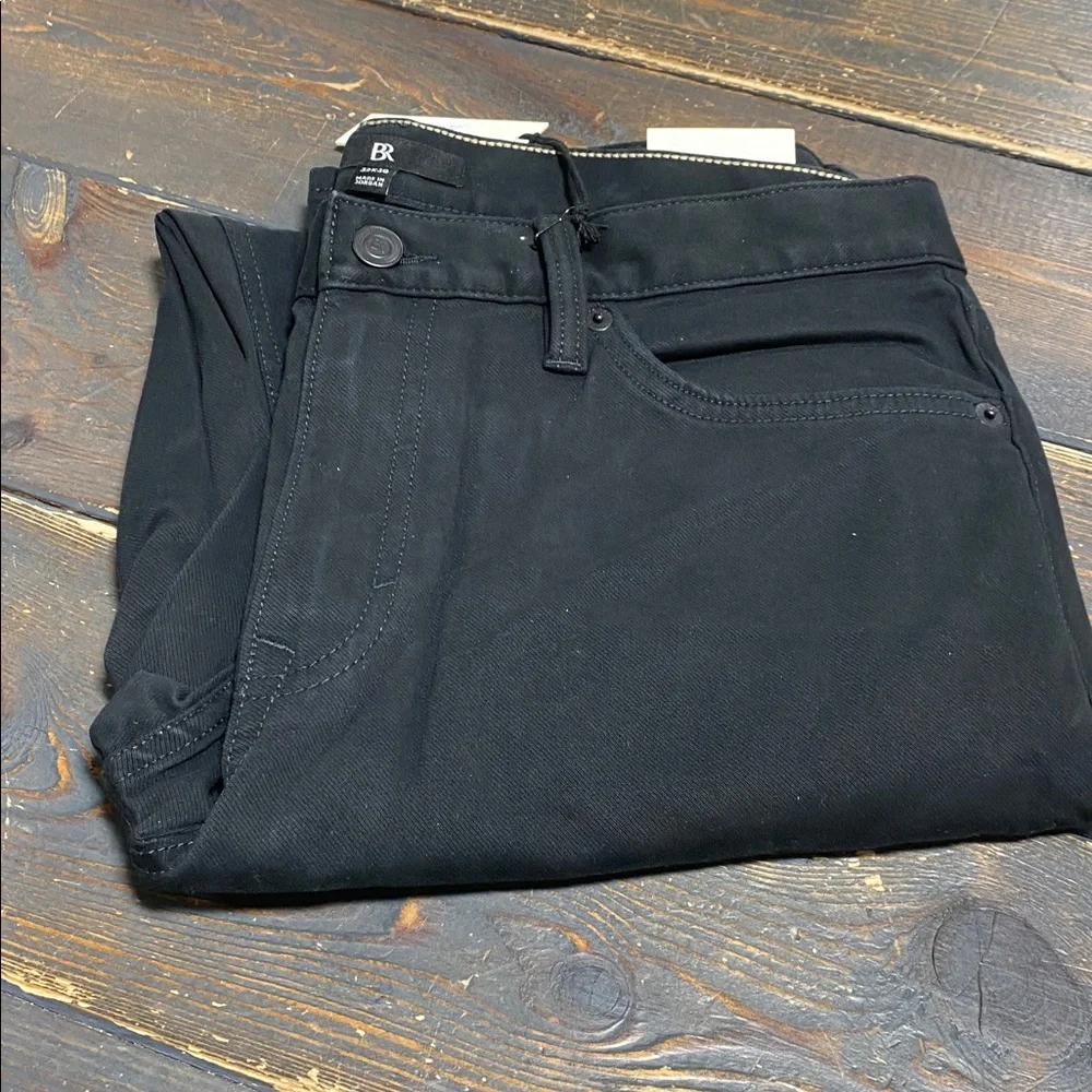 Banana Republic Slim Traveler Pant, Black- Size 32x30